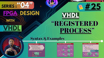 2️⃣5️⃣~ VHDL Registered Process Block | Clock, Reset, Syntax & RTL Schematic Explained - Course 04