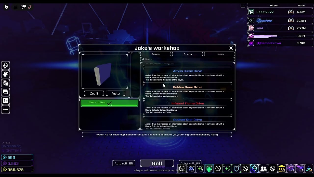 I got BIOME SELECTOR!THE NEW ITEM 