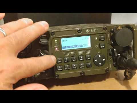 R&S M3TR HF Radio Operation Part 1, operation without password