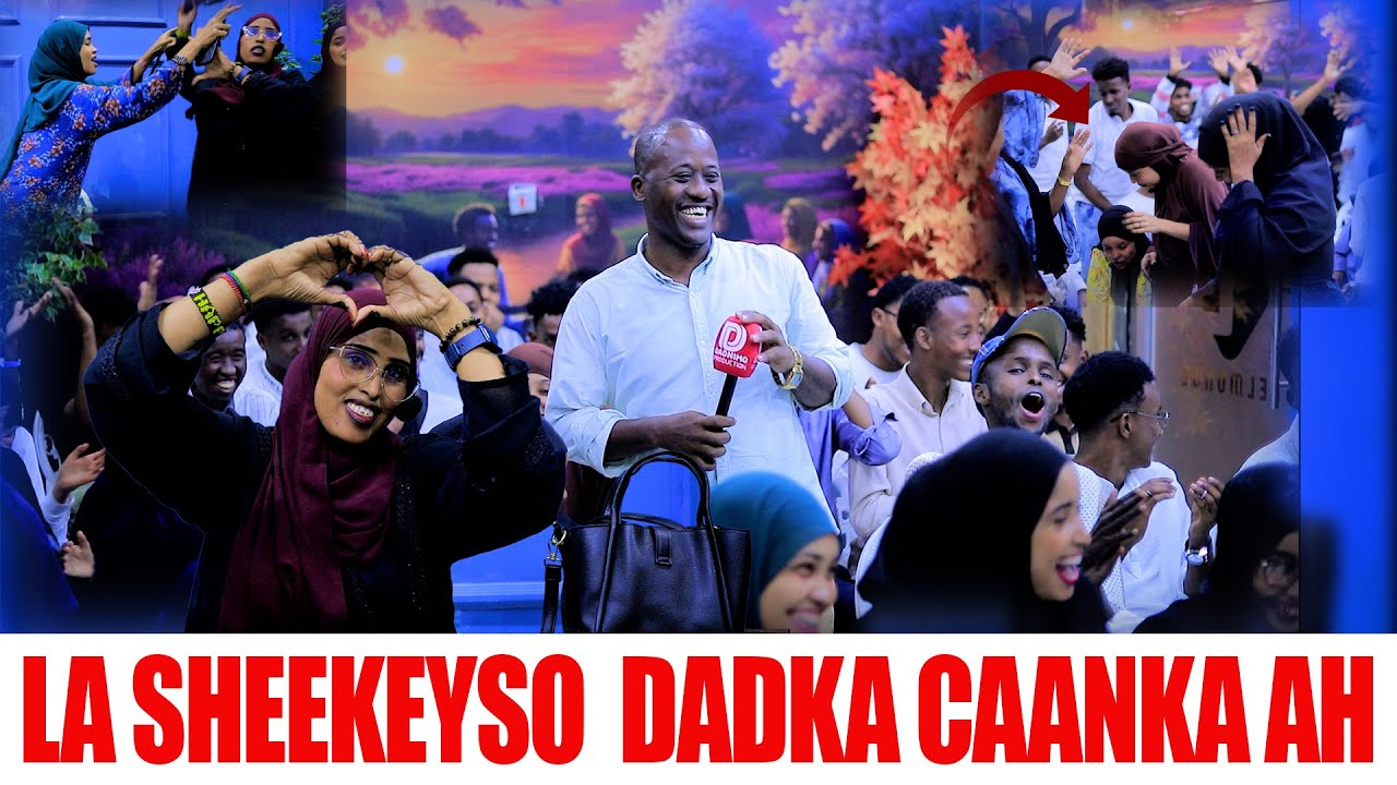 LA SHEEKEYSO QOFKA CAANKA AH WAXAA MARTI KU AH.LIBAAXADA HABLAHA.DAGAAL LAMA FILAAN AH.SORRY.