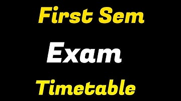 First Sem Exam Timetable വന്നു #calicutuniversity #firstsemester #examtimetable
