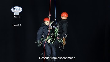 IRATA Level2 Rescue from ascent mode（Pick off Rescue）