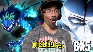 My Hero Academia 8x5 REACTION/WRITER REVIEW | Deku vs Shigaraki/All For One ver 2!?