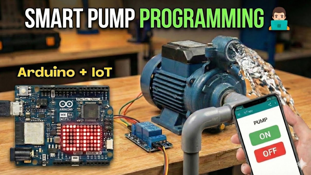 Programming of GDC | Home Automation System using Arduino | Arduino R4 WiFi Project