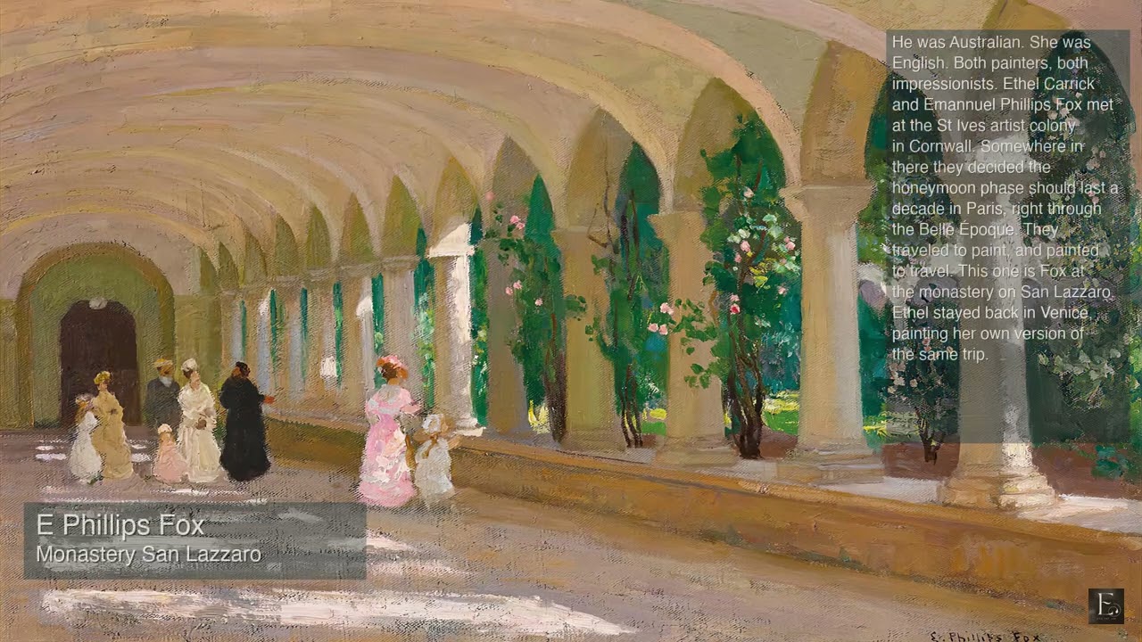 E Phillips Fox – Monastery San Lazzaro - 2 Hour Screensaver