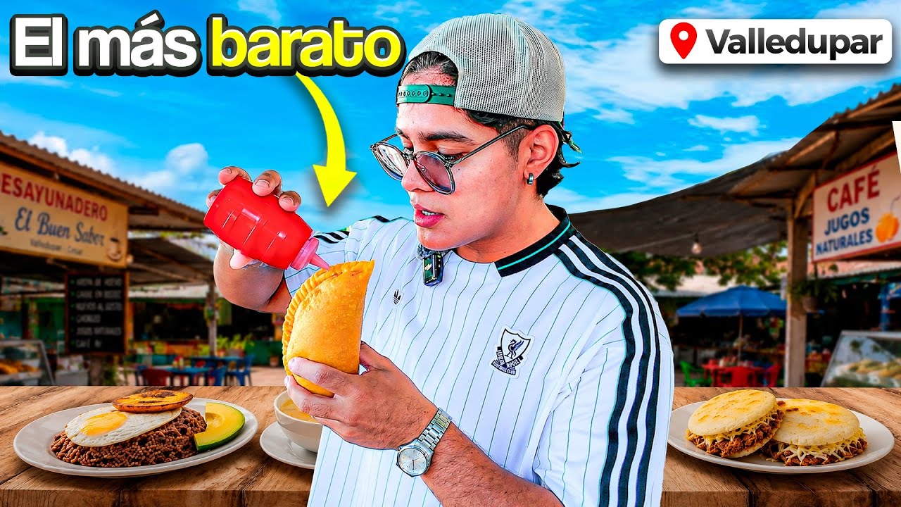 Busqué el desayuno MÁS BARATO de Valledupar… y no lo van a creer..