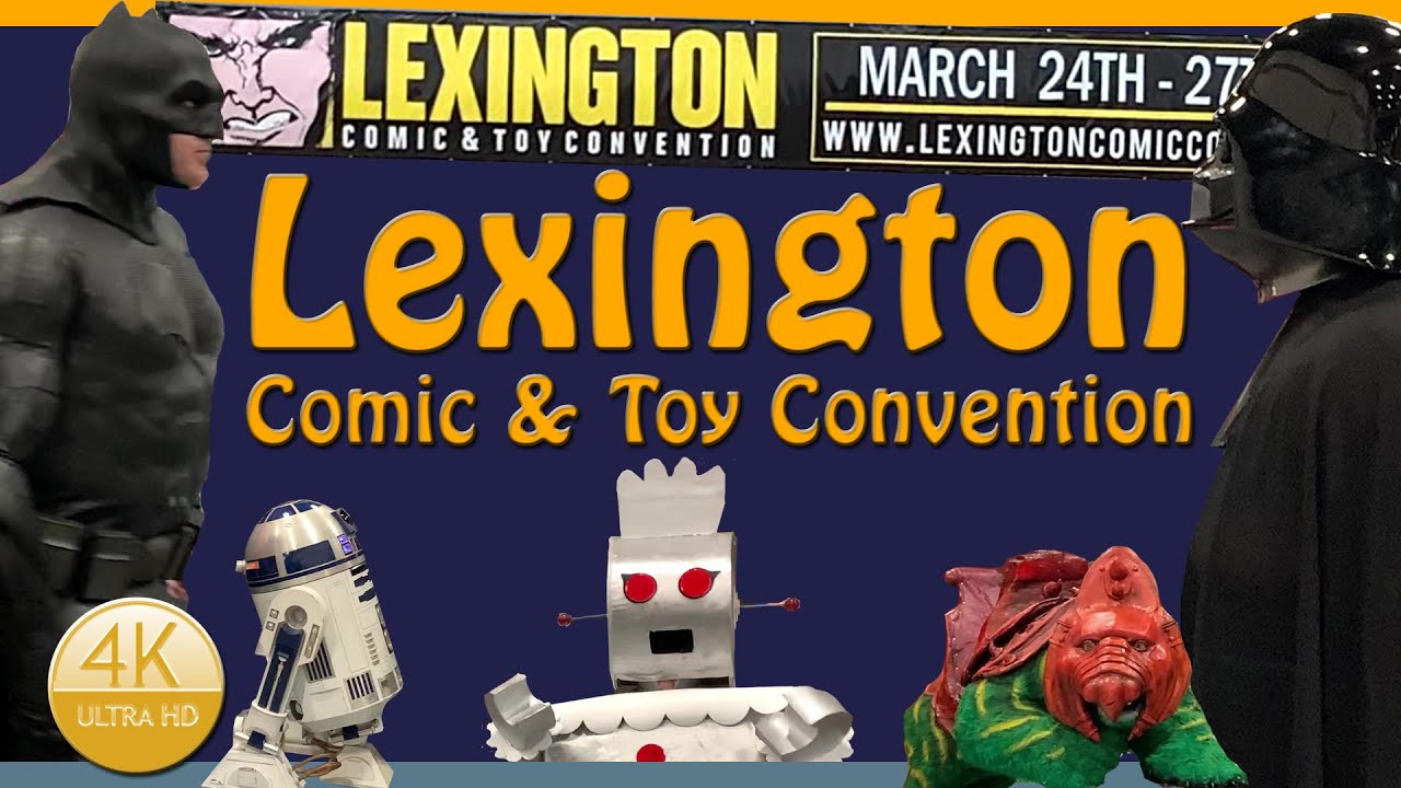 What's it like to visit the Lexington Comic & Toy Convention🦸‍♂️ 😃