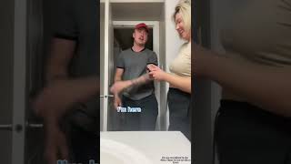 Testing my boyfriends reaction time 😂😂😂#mattandmaddie #boyfriend #girlfriend #prank