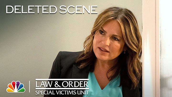 Season 21, Episode 4: Benson's College Pregnancy Scare - Law & Order: SVU (Deleted Scene)