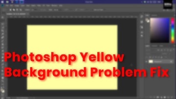 Photoshop Yellow Background Problem Fix incorrect display profile | White is not White it is YELLOW!