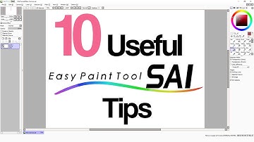 10 Useful PaintTool Sai Tips