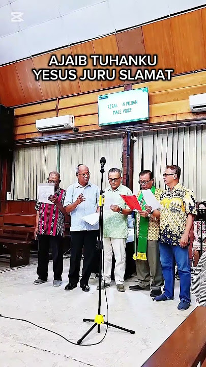 AJAIB TUHANKU YESUS JURUSLAMAT - VG MALE VOICE #praiseandworship