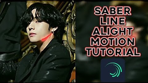 Saber Line Alight Motion | Alight Motion Tutorial | Evelyn Edits