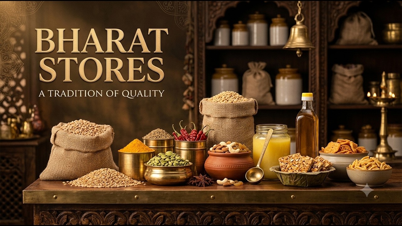 Bharat Stores | AI-Generated Commercial | Traditional Indian Grocery Ad