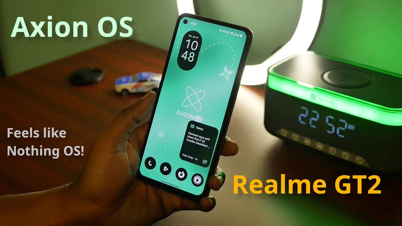 Realme GT2: Axion OS — это как NothingOS (Android 16) | Легко рекомендую!
