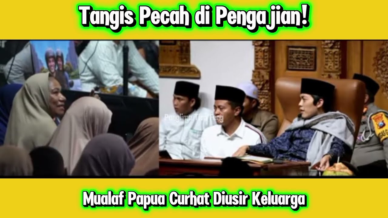 GUS IQDAM TERHARU! Mualaf Asal Papua Diusir Ibu Kandung