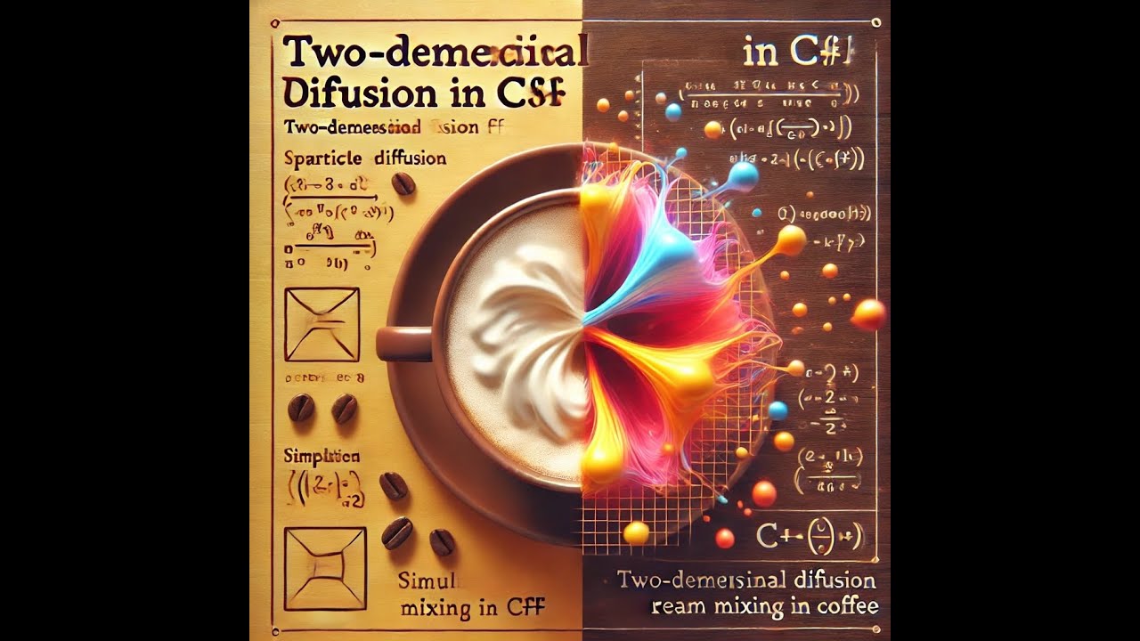 Diffusion Equation Simulation | Gaussian Solution |Second order Euler ...