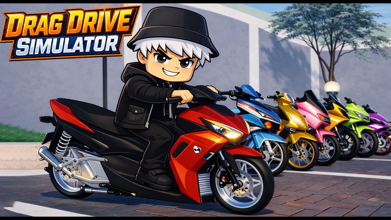 NGABUBURIT SAMBIL MOTORAN RAME RAME DI GAME ROBLOX DRAG DRIVE SIMULATOR YUK