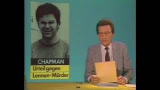 ARD 24.08.1981 - Tagesschau (u.a. Erdgas Pipeline) zum Sendeschluss, Programmtafeln und Testbild