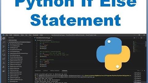 Video-16 | Python programming |  Python If Else Statement | Python Tutorial | #DevOps #Coding