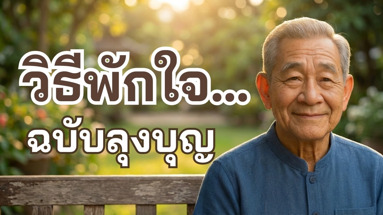 เหนื่อยความคิดใช่ไหม? | 3 วินาที... วิธีพักใจให้หายฟุ้งซ่าน (ฉบับลุงบุญ)