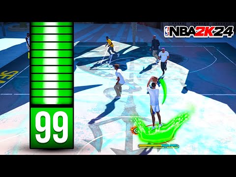 The POWER of a 99 3 POINT RATING in NBA 2K24...