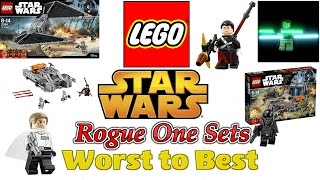 LEGO Star Wars Rogue One Sets | Worst to Best! (All 15)