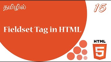 Fieldset Tag in HTML | Tutorial in Tamil | Tamil Programmer