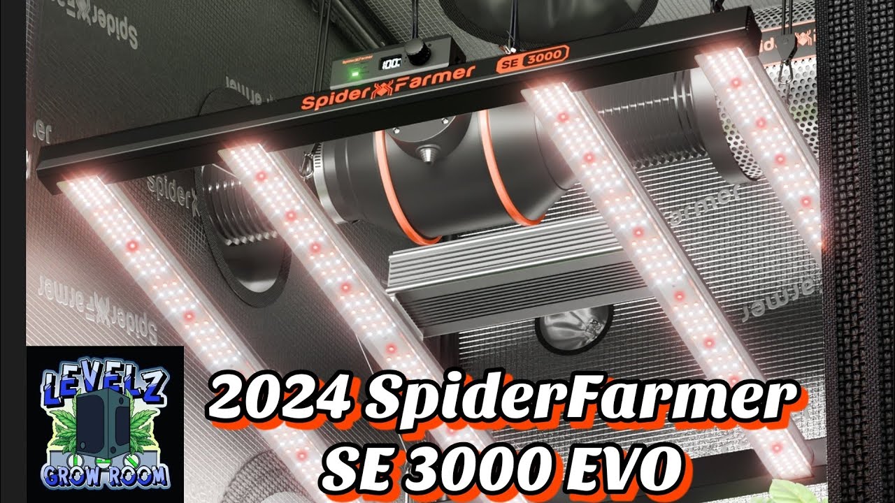 UNBOXING THE 2024 SPIDERFARMER SE3000 | AMAZING PAR CHART | 896 EVO DIODE | 300WATT 