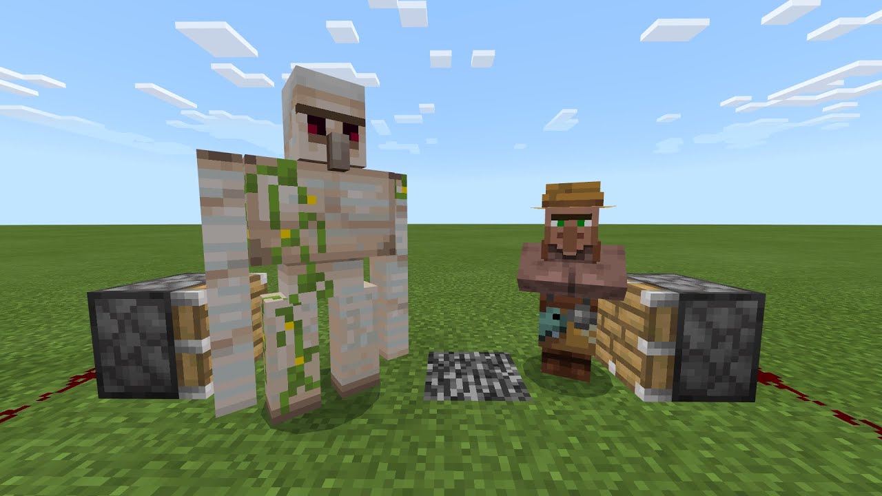 Iron Golem + Villager = ??? YouTube