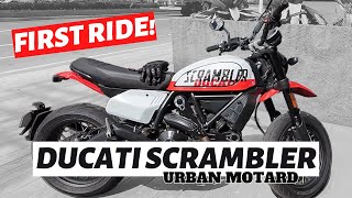 Ducati Scrambler Urban Motard - Test Ride and Impressions!