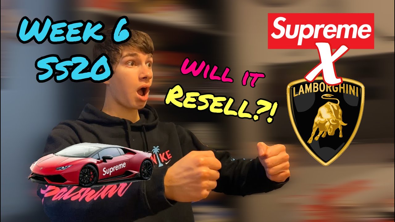Supreme x Lamborghini Dropping Week 6! (SS20)