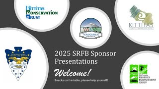 SRFB Sponsor Presentations Introduction 2025