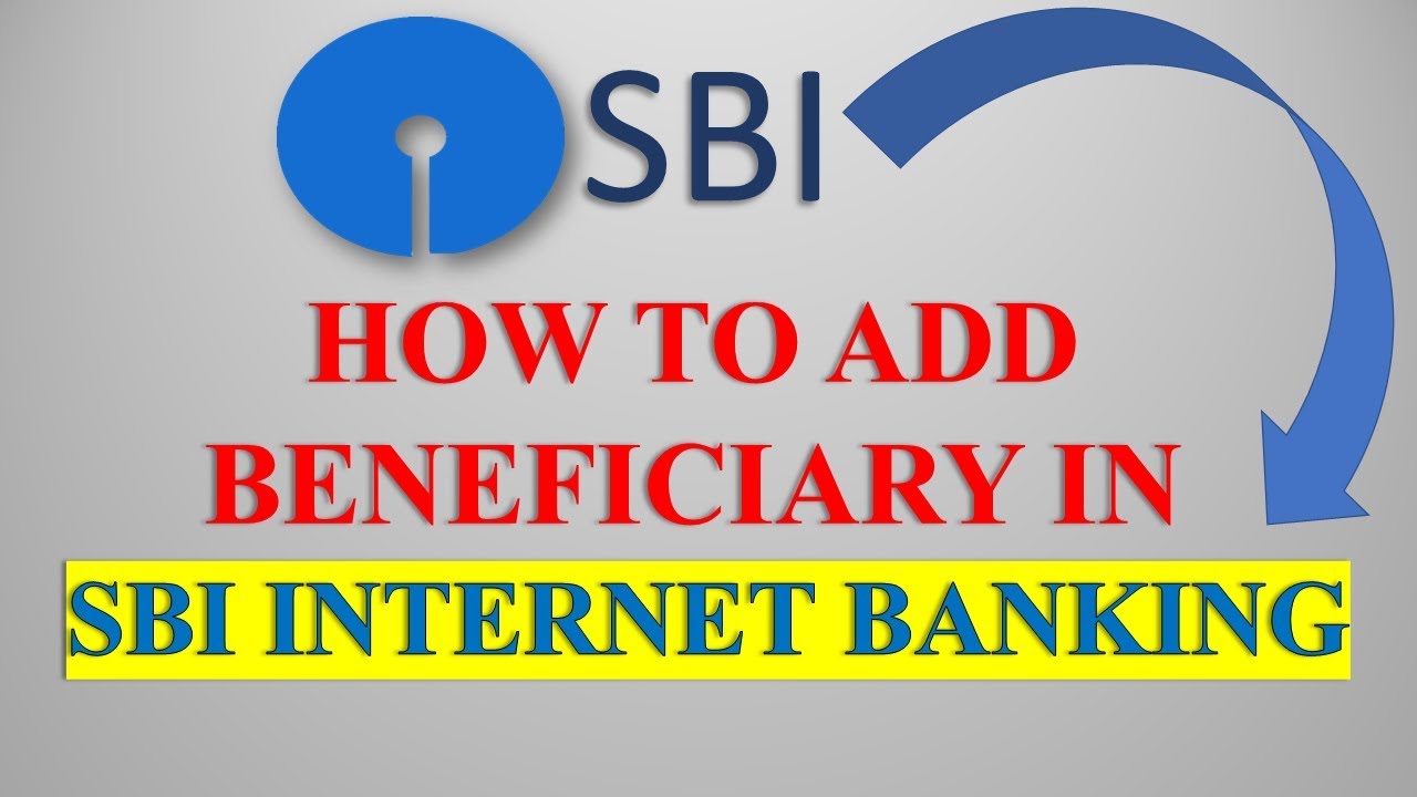 [HINDI] HOW TO ADD BENEFICIARY IN SBI INTERNET BANKING