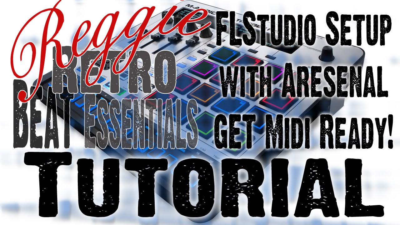 M-Audio Trigger Finger Pro - Setting up with FlStudio - Midi Ready Tutorial (Part1)