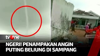 Ngeri, Video Terjangan Angin Puting Beliung di Sampang | Kabar Utama tvOne
