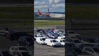Easyjet A319 #subscribe #landing #belfast #aviation #plane #planespotting #airlines #runway #viral