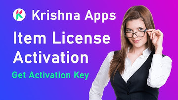How to Verify Purchase Code and Get Activation Key or License Key - Krishna Apps Source Code