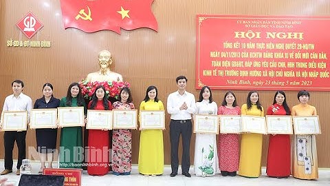 Sở Giáo dục và Đào tạo tổng kết 10 năm thực hiện Nghị quyết số 29-NQ/TW