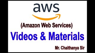 Amazon Web Services (AWS) Videos and Materials by Chaitanya Sir screenshot 3