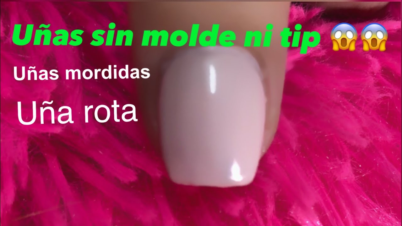 Uñas acrílicas sin molde | uñas mordidas - thptnganamst.edu.vn