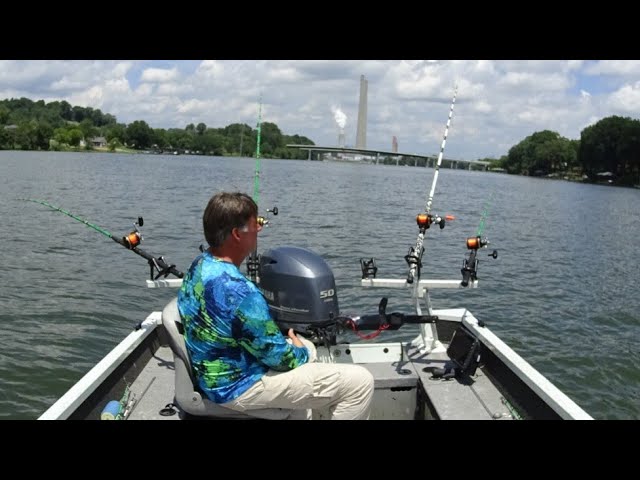 Big Catfish caught on 6 pound test line 