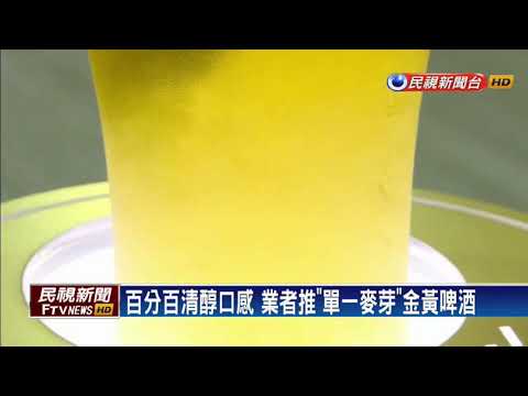 濃厚果香口感清醇 台首支「單一麥芽啤酒」搶市－民視新聞