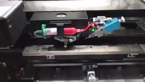 Fully automatic solder paste stencil printer with dispenser function from HC AUTOMATION