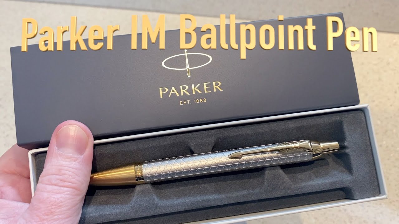 Parker IM Ballpoint Pen - Premium Warm Silver