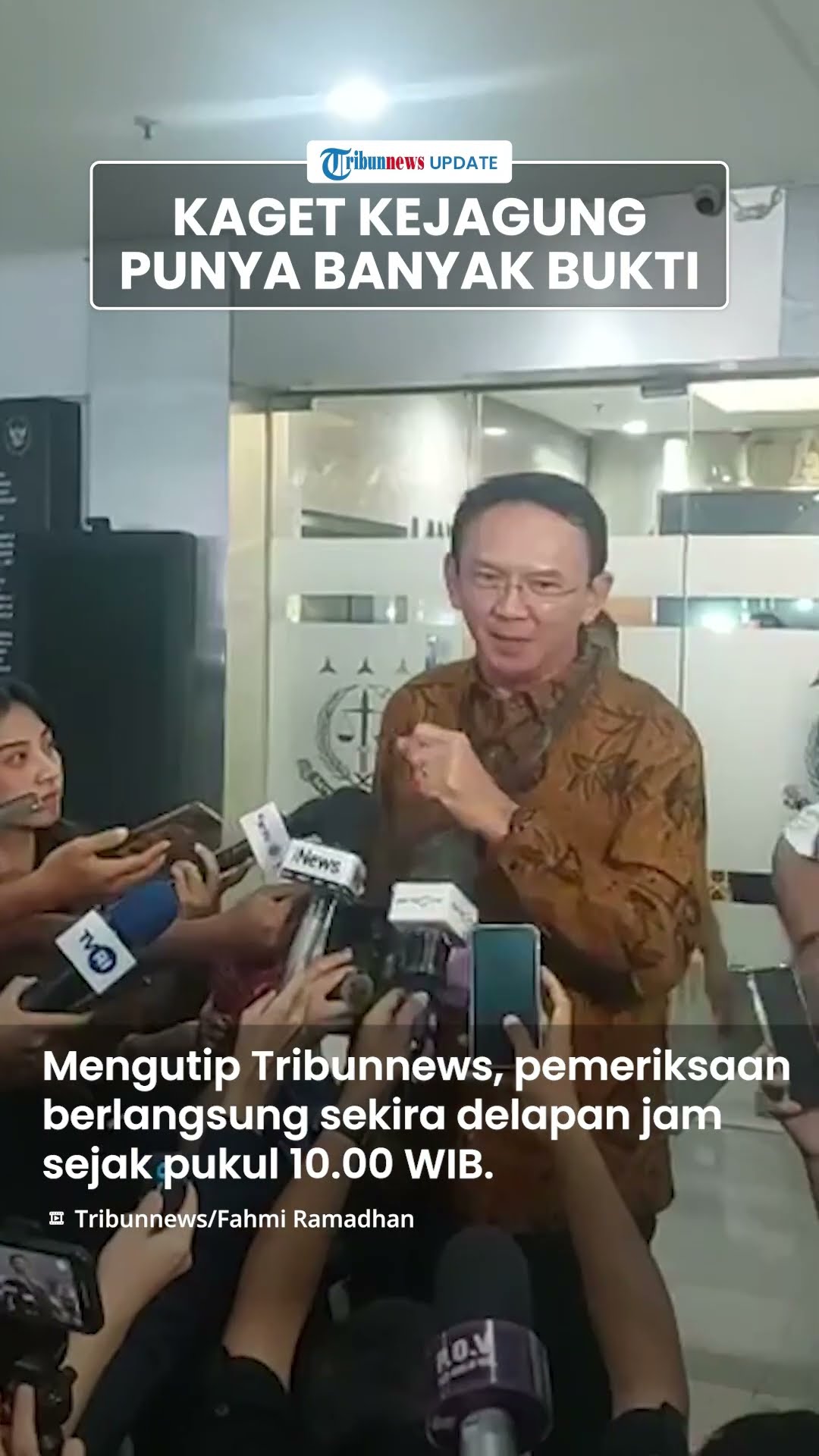 Seusai Diperiksa, Ahok Akui Kaget Kejagung Punya Banyak Bukti Kasus Korupsi Pertamina Patra Niaga