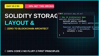 Storage Layout & Gas Optimization: The 32-Byte Slot Packing Trick | Day 19/90