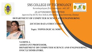 Topological sort | data structures | SNS Institutions