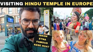 VISITING ISKON HINDU TEMPLE IN EUROPE | INDIAN IN GERMANY | EUROPE COUNTRY VLOG HINDI | DAILY VLOG