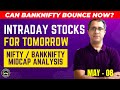 Intraday stocks for tomorrow  banknifty can bounce now from 48000 in intraday   may 08